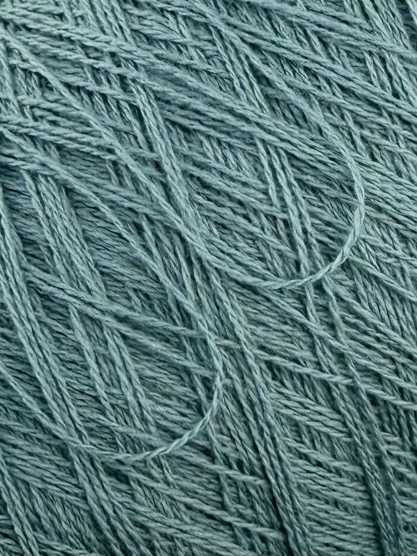 Loro Piana Lana Cash Nm 2/18 – Fil 90% Laine Mérinos 10% Cachemire col. Vert pétrole